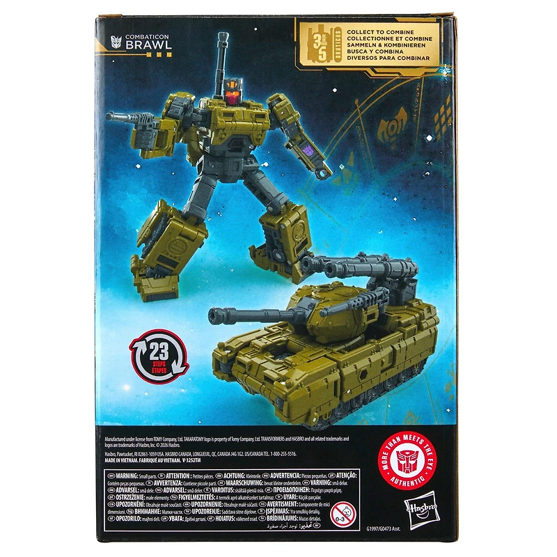 Hasbro Transformers Age of the Primes Voyager Class Combaticon Brawl 5.5-In Action Figure