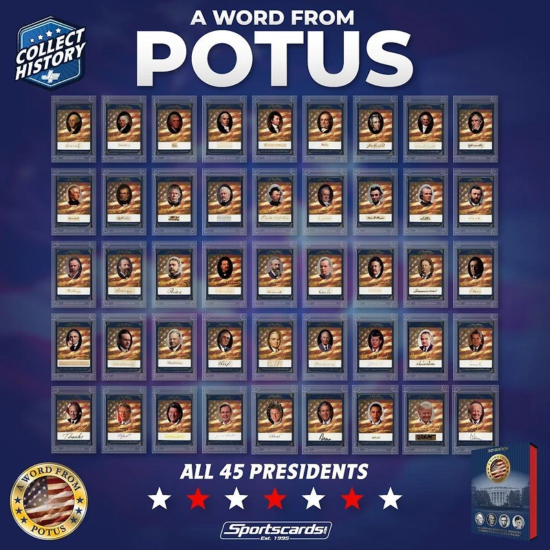2025 POTUS A Word From the President Hobby Box