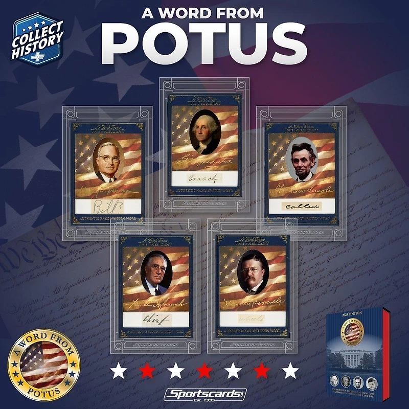 2025 POTUS A Word From the President Hobby Box