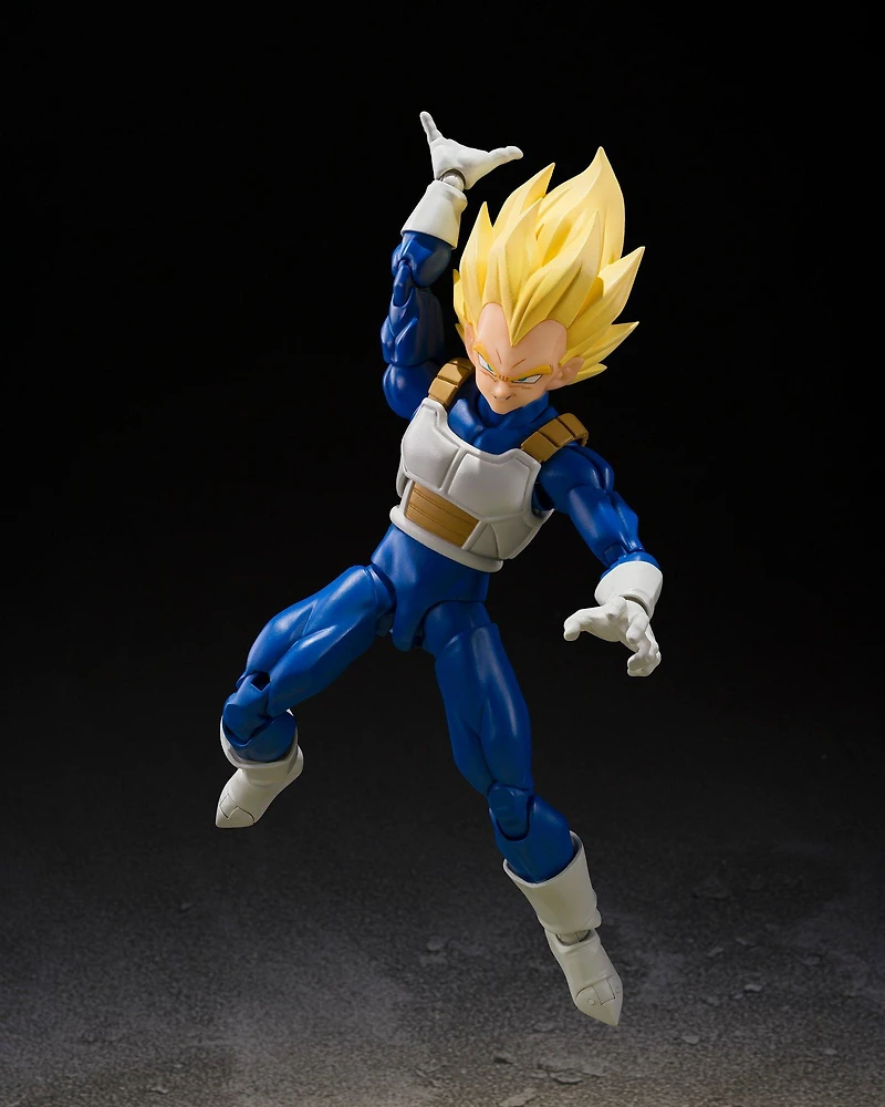 Bandai Dragon Ball Z Tamashii Nations S.H.Figuarts Super Saiyan Vegeta (Dangerous Pride) Figure