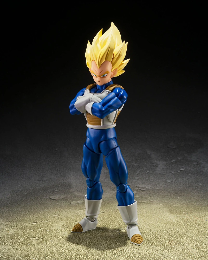 Bandai Dragon Ball Z Tamashii Nations S.H.Figuarts Super Saiyan Vegeta (Dangerous Pride) Figure
