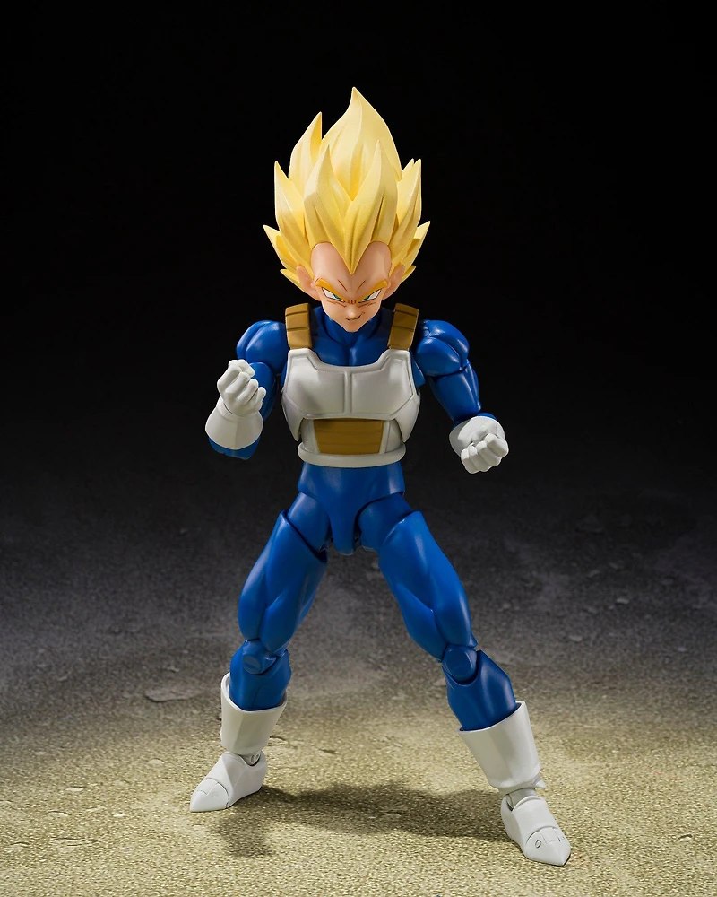Bandai Dragon Ball Z Tamashii Nations S.H.Figuarts Super Saiyan Vegeta (Dangerous Pride) Figure
