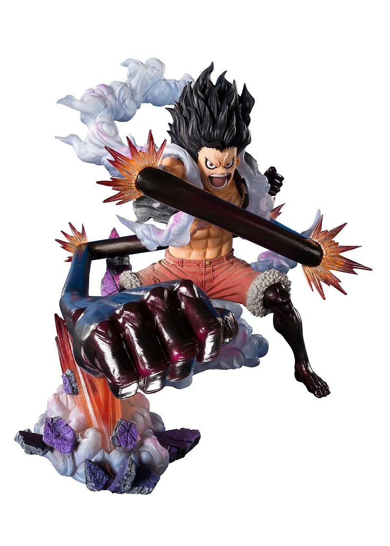 Bandai One Piece Tamashii Nations Figuarts Monkey.D.Luffy Gear 4 Snake Man King Cobra Figure
