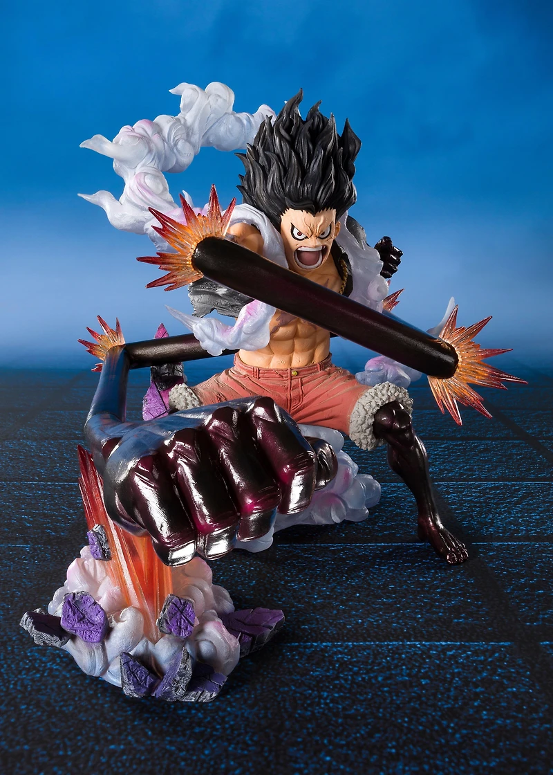 Bandai One Piece Tamashii Nations Figuarts Monkey.D.Luffy Gear 4 Snake Man King Cobra Figure
