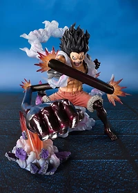 Bandai One Piece Tamashii Nations Figuarts Monkey.D.Luffy Gear 4 Snake Man King Cobra Figure