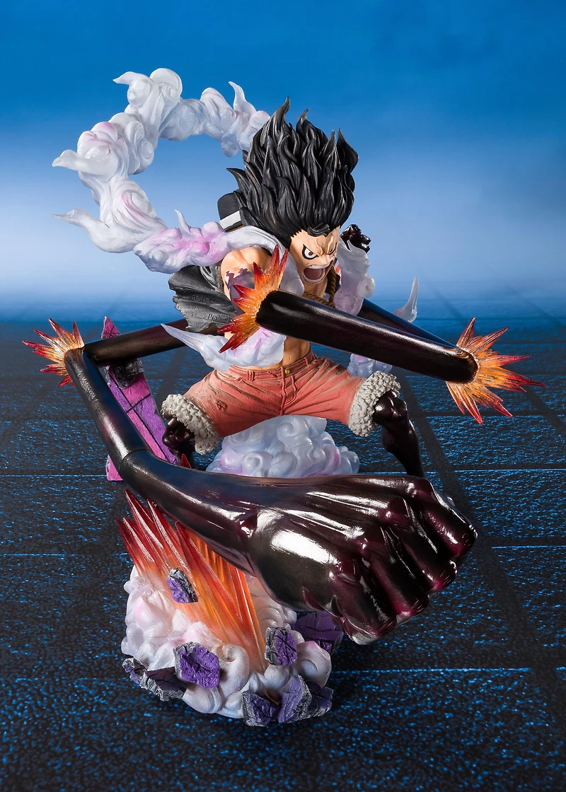 Bandai One Piece Tamashii Nations Figuarts Monkey.D.Luffy Gear 4 Snake Man King Cobra Figure