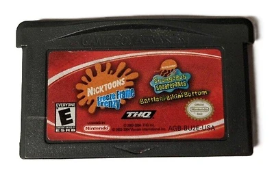 2 Games in 1: SpongeBob SquarePants Double Pack - Game Boy Advance