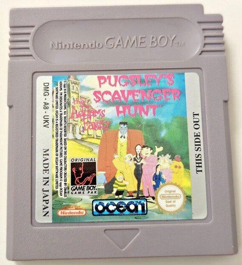 Addams Family: Pugsley's Scavenger Hunt - Game Boy