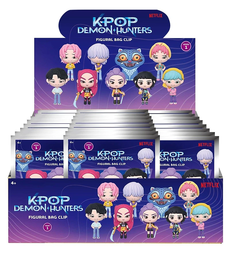 KPop Demon Hunter Series 1 3D Foam Bag Clip Blind Bag (Styles May Vary)
