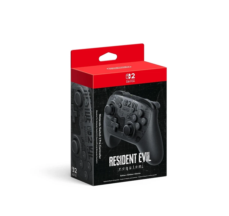 Nintendo Switch 2 Pro Controller Resident Evil Requiem Edition