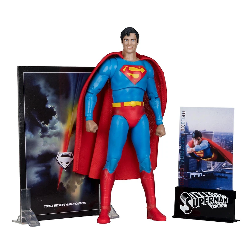 McFarlane Toys DC Theatrical Superman: The Movie (1978) Superman Deluxe 7-in Action Figure