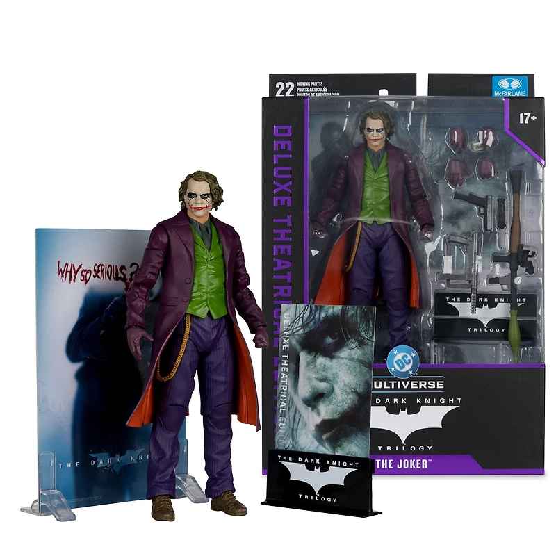 McFarlane Toys DC Theatrical The Dark Knight Joker Deluxe 7-in Action Figure
