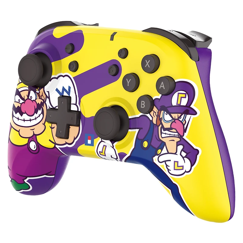 HORIPAD Wireless Controller for Nintendo Switch - Wario and Waluigi