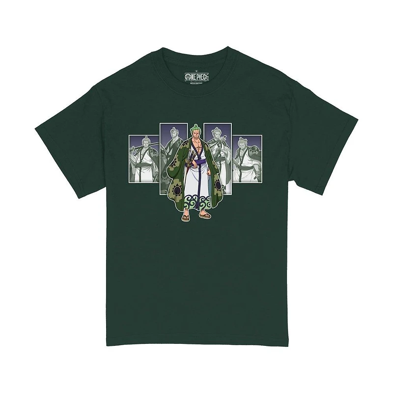One Piece Zoro Wano Country Arc Double Sided Graphic T-Shirt GameStop Exclusive