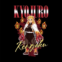 Demon Slayer: Kimetsu No Yaiba Rengoku Unisex Graphic T-Shirt GameStop Exclusive