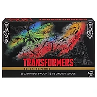 Hasbro Transformers Toys Studio Series Voyager Transformers Age of the Primes G2 Dinobot Swoop and G2 Dinobot Sludge 8.5-in Action Figure Set