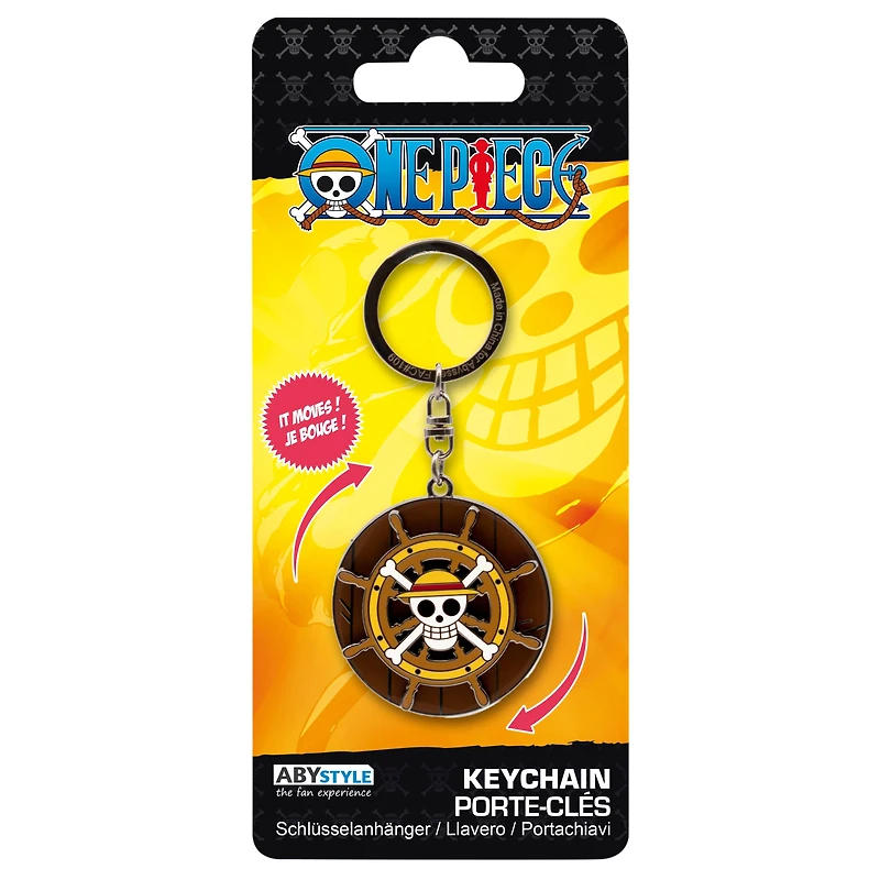 ABYstyle One Piece Thousand Sunny's Helm Moving Keychain