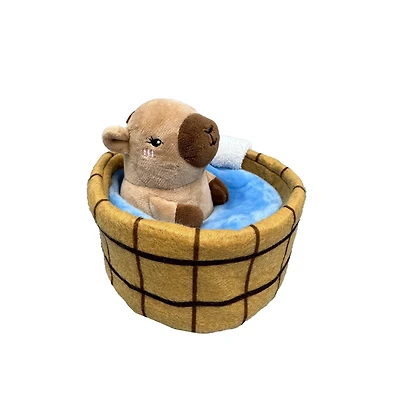 Geeknet Capy-Buddies Pull and Rumble Bath Time Little Plush GameStop Exclusive