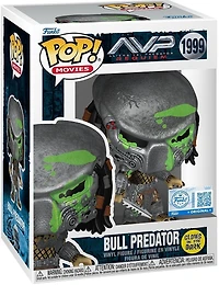 Funko POP! Movies: Predator Bull Predator (Alliance Entertainment Exclusive) 4-in Glow-in-the-Dark Vinyl Figure