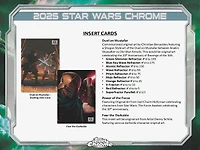 2025 Topps Chrome Galaxy Star Wars Hobby Box
