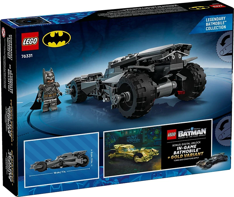 LEGO Super Heroes DC Batman v Superman Batmobile Building Toy 76331
