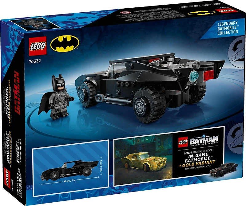 LEGO Super Heroes DC The Batman Batmobile Building Toy 76332