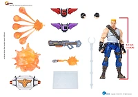 HIYA Exquisite Basic Series Contra Operation Galuga Bill Rizer 1/12 Scale 6-in Action Figure