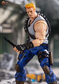 HIYA Exquisite Basic Series Contra Operation Galuga Bill Rizer 1/12 Scale 6-in Action Figure