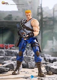 HIYA Exquisite Basic Series Contra Operation Galuga Bill Rizer 1/12 Scale 6-in Action Figure