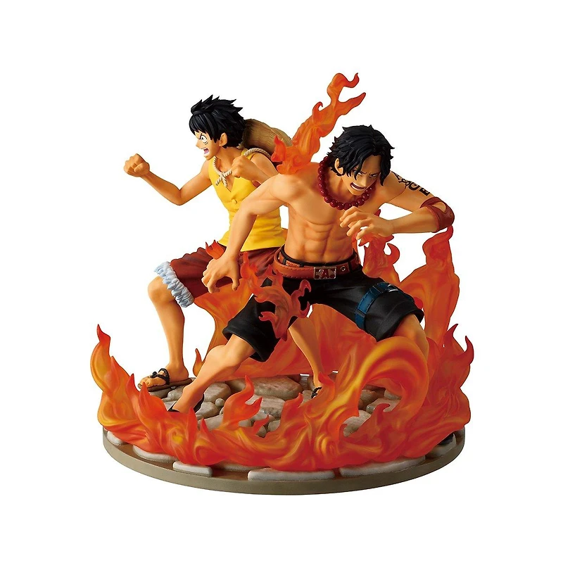 Bandai One Piece Revible Moment Ichibansho Ace and Luffy (Dramatic Memories) 6-in Figure