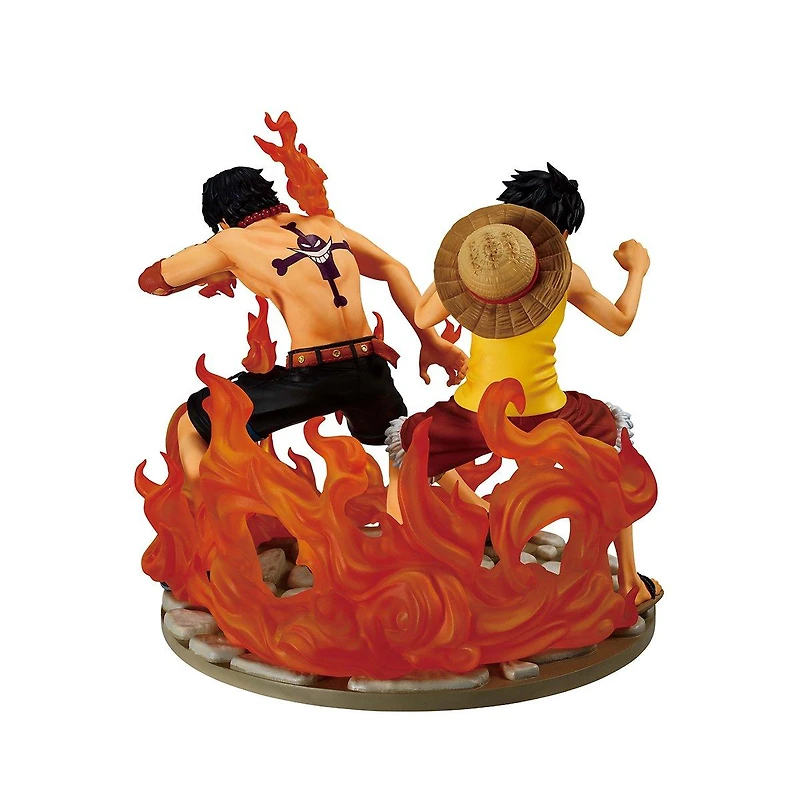 Bandai One Piece Revible Moment Ichibansho Ace and Luffy (Dramatic Memories) 6-in Figure