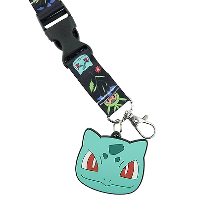 Pokemon Grass Type Floral Lanyard GameStop Exclusive