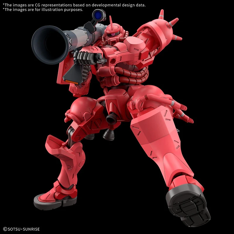 Bandai Hobby Mobile Suit Gundam: GQuuuuuuX Char's Zaku (GQ) HG 1/144 Model Kit