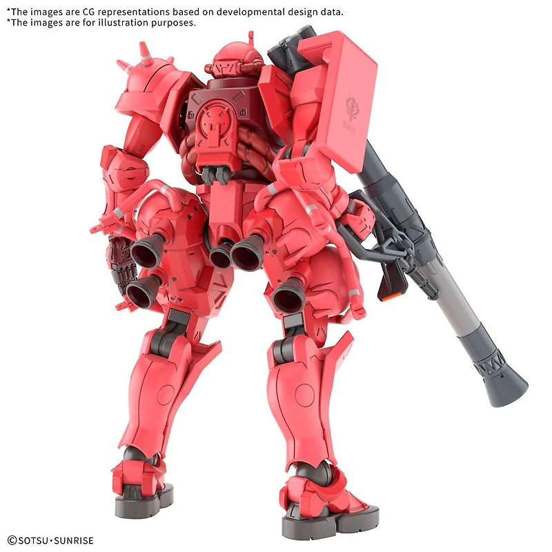 Bandai Hobby Mobile Suit Gundam: GQuuuuuuX Char's Zaku (GQ) HG 1/144 Model Kit