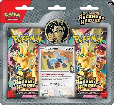 Pokemon Trading Card Game: Ascended Heroes 2-Pack Blister (Styles May Vary)