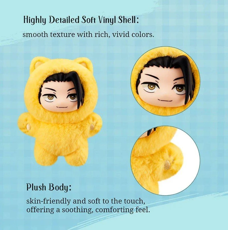 Jujutsu Kaisen Kitten Vinyl Plush Blind Box (Styles May Vary)
