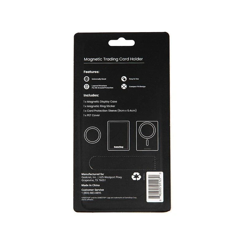 GameStop Magnetic Trading Card Holder