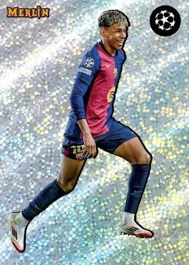 2025 Topps Merlin UEFA Club Competitions Soccer Value Box (7-Pack)