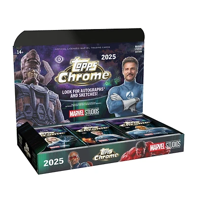 2024-25 Topps Marvel Studios Chrome Hobby Box