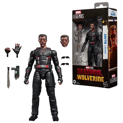 Hasbro Marvel Legends Series Deadpool and Wolverine Blade Movie 6-in Action Figure