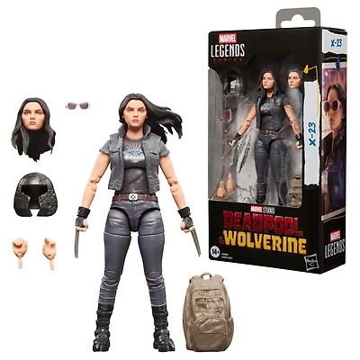 Hasbro Marvel Legends Series Deadpool and Wolverine X-23 Movie 6-in Action Figure