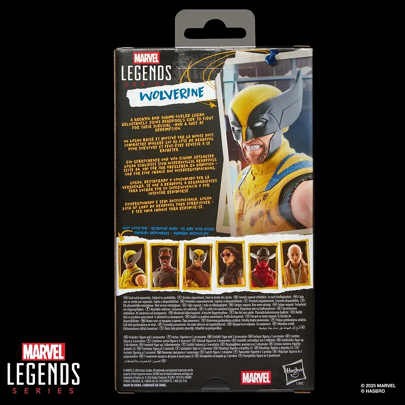 Hasbro Marvel Legends Series Deadpool and Wolverine Wolverine