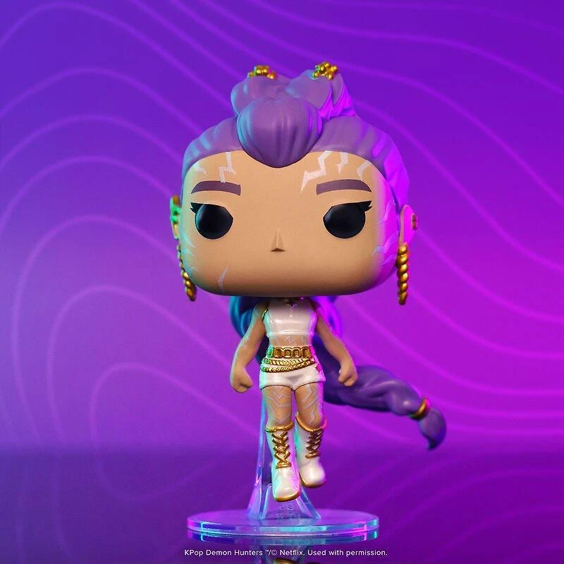 Funko POP! Animation: KPop Demon Hunters Rumi (Chase) 4.8-in Glow-in-the-Dark Vinyl Figure