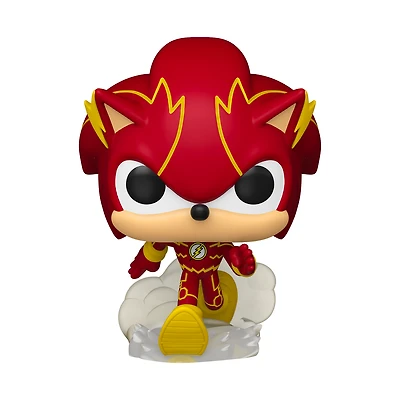 Funko POP! Heroes: DC Sonic the Hedgehog Sonic as the Flash 3.9-in Vinyl Figure