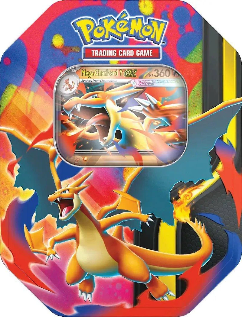 Pokemon Trading Card Game: Mega Charizard Tin (Styles May Vary)