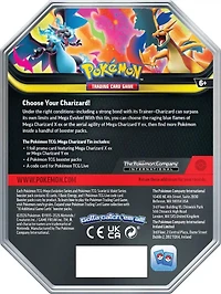 Pokemon Trading Card Game: Mega Charizard Tin (Styles May Vary)