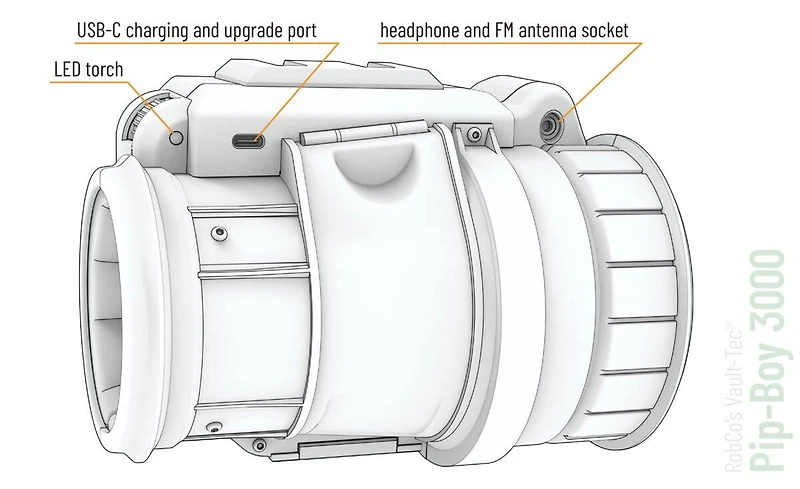 Fallout 3 and Fallout: New Vegas Pip-Boy 3000 Replica