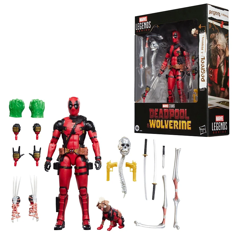 Hasbro Marvel Legends Series Dogpool and Deadpool - Deadpool and Wolverine Deluxe Action Figure Set