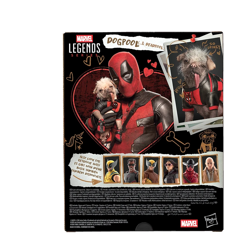 Hasbro Marvel Legends Series Dogpool and Deadpool - Deadpool and Wolverine Deluxe Action Figure Set
