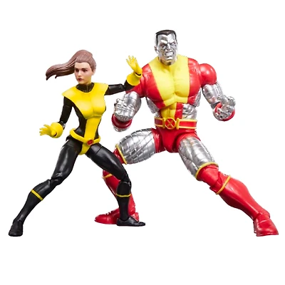 Hasbro Marvel Legends Series X-Men Kitty Pryde and Colossus 6-in Action Figure Set